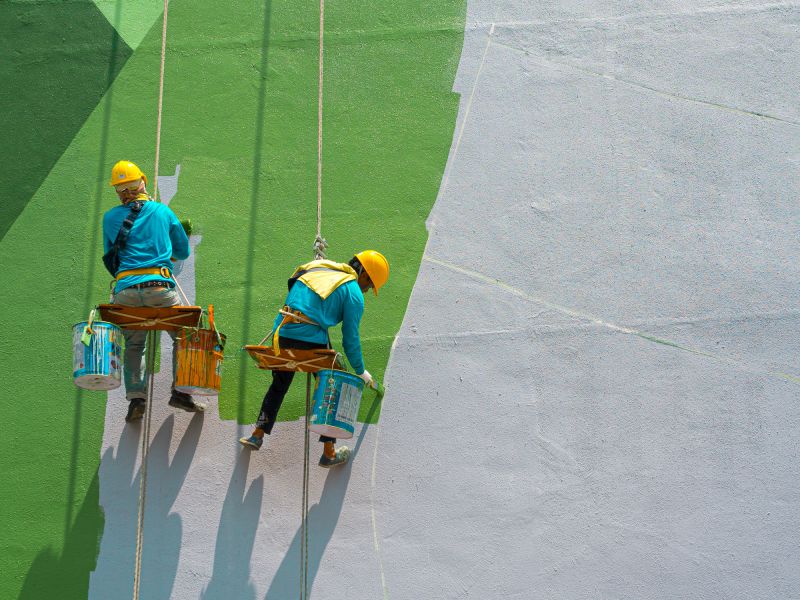 Commercial Concrete Painting in Longmont, CO